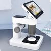Electronic Microscope with 8 LED Lights 12MP 4.5 Inch Screen 5-32X Magnification Digital Magnifying Glass
