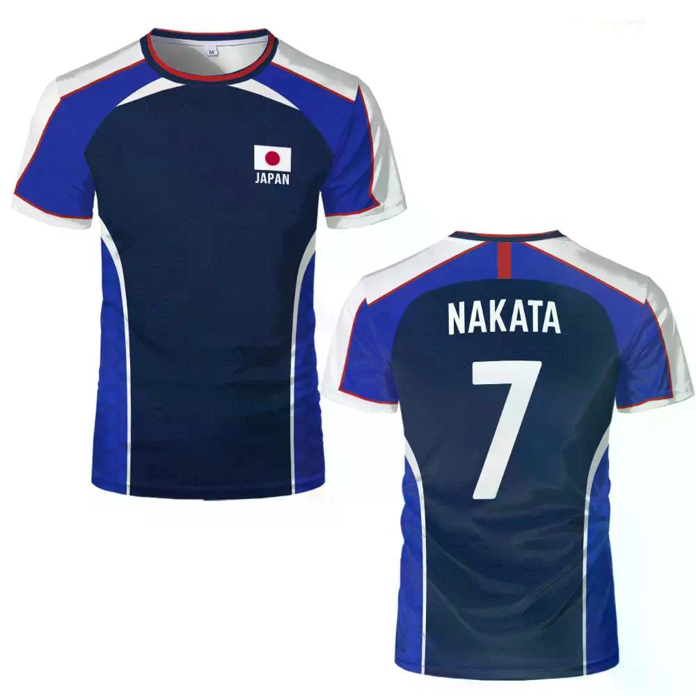 

Tsubasa Atom Hutton Cartoon Animation Anime Football Soccer T-Shirt Blue Nation Jersey Japan Print Sport Vintage Short Sleeve Uniform Cosplay Unisex S