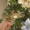 50/20/10/1Pcs Mini Metal Clips Xmas Flower Fixed Clip Christmas Tree Hanging Pendent Ornament Wedding Party Supplies Decoration