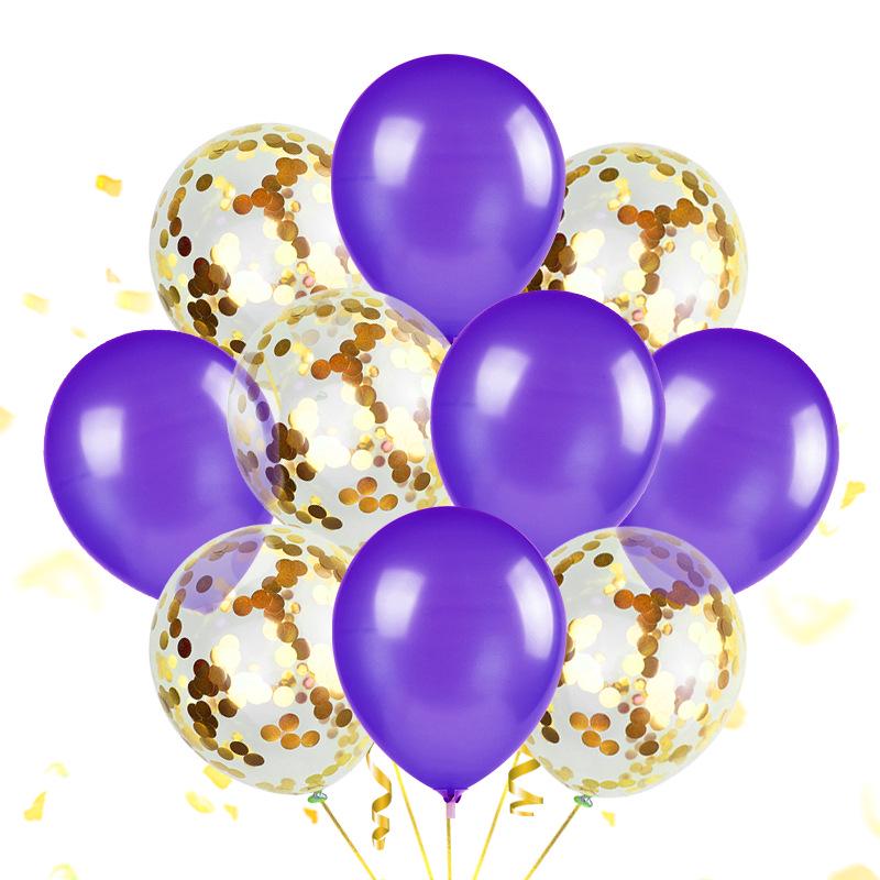Decorative Latex Confetti Balloons Set for Birthdays and Weddings