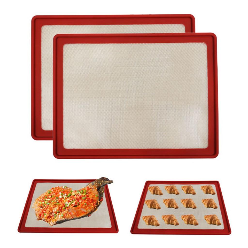 42x32cm Metal Frame Baking Mat Silicone Nonstick Baking Mat Dishwasher Safe Easy To Clean Exceptional Non-Stick