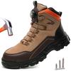 Lightweight Work Safety Boots Men Women Anti-smash Anti-puncture Steel Toe Work Shoes Men Protection Safety Shoes