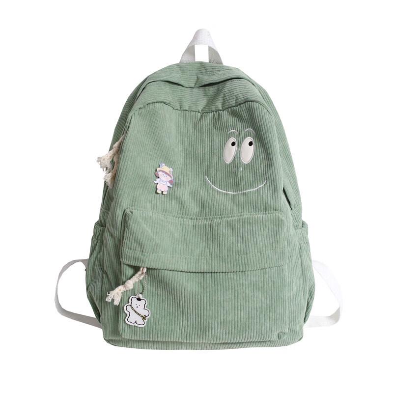Corduroy Student Backpack