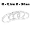 Aluminium Alloy Hub Centric Rings Centric Rings Heat Resistant Wheels Hub