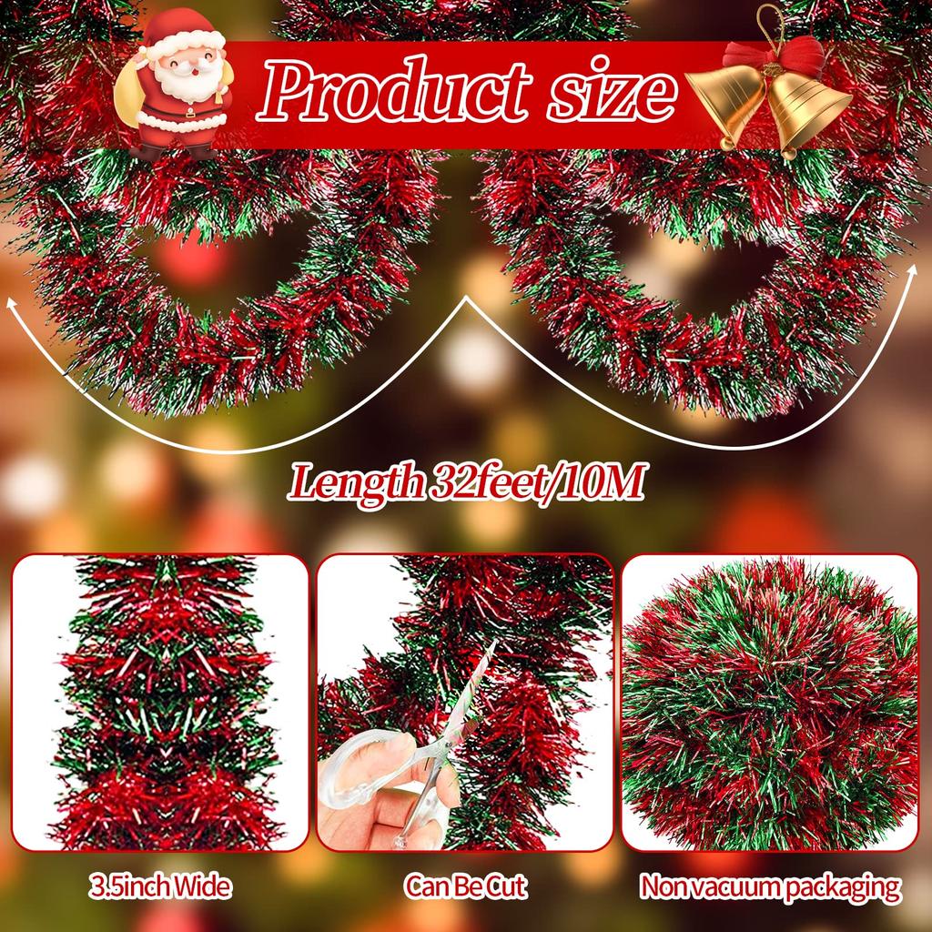 Home Portable Christmas Garland Living Room Bedroom Reusable Cheerful Xmas Hanging Decoration Holiday Ornament Wreath