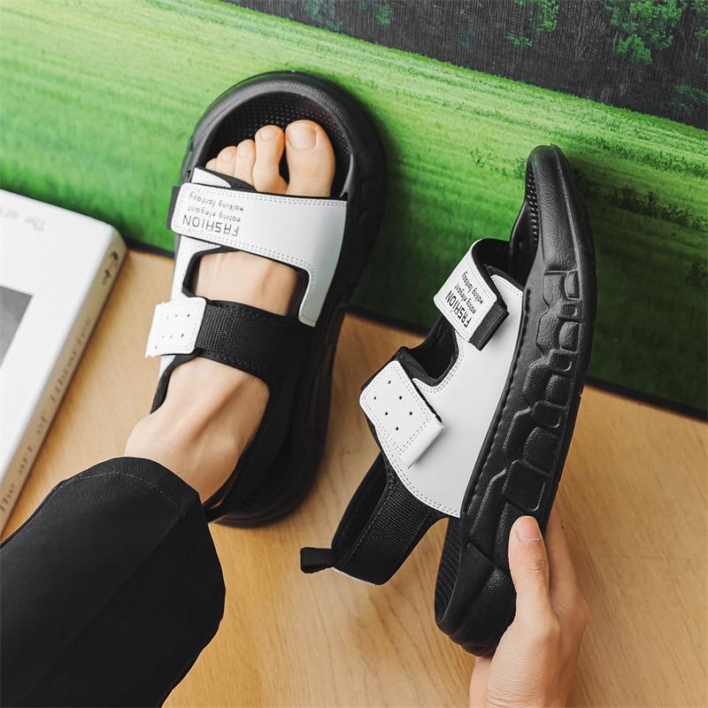 Sandals summer wear casual driving dual-purpose thick-soled wading sports beach slippers