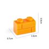 Non-Toxic 1X2Dots Moc The Wall Brick 60Pcs Mix Color Diy Classic Education Toy Parts Small Building Blocks Compatible With Lego Bricks