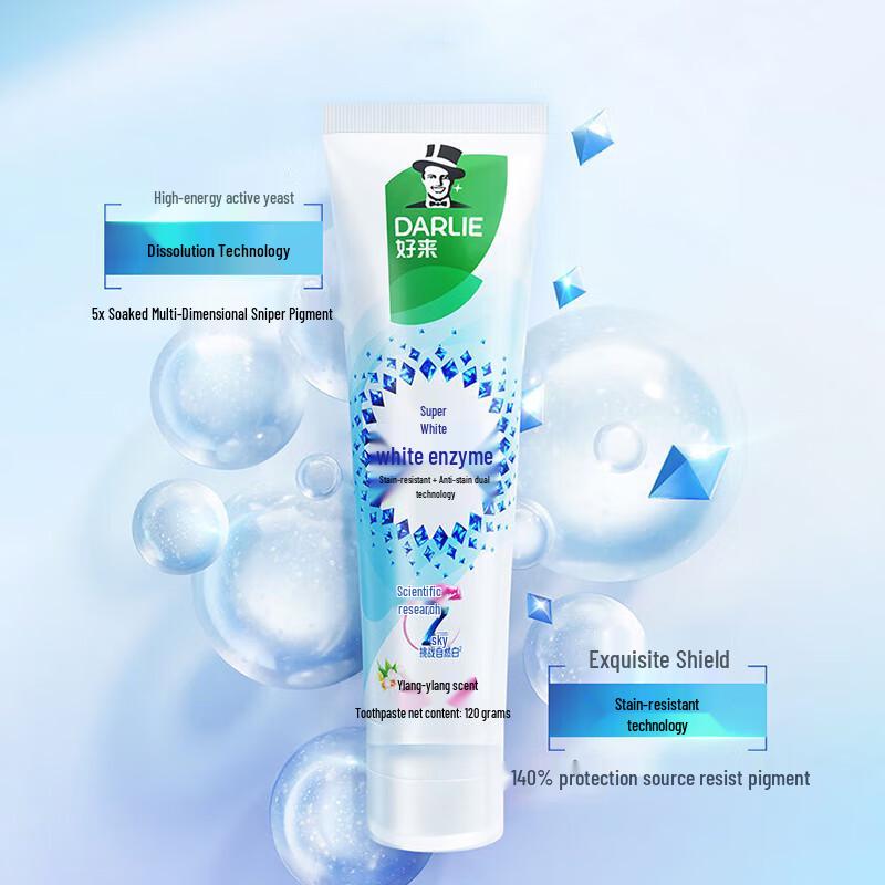 Darlie White Enzyme Ylang-Ylang Floral Toothpaste 3-Pack