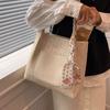 Women's large capacity tote bag tide fabric shoulder bag fashion straw casual bag new crossbody braided straw article bags