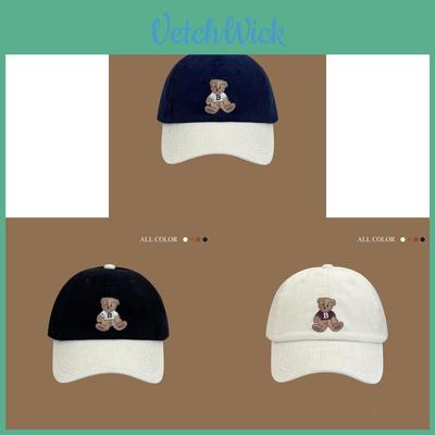 Cute Bear Baseball Cap With Warmth And Windproof Features For Fall Winter Fashion