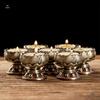 Lotus Metal Candle Holder for Buddha Altar or Home Offering