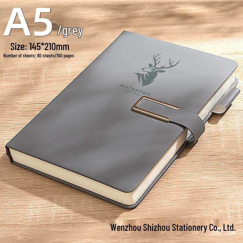 Personalized A5 Business Notebook with Logo - Thick Notebook for Office, Meetings, and Diary Use