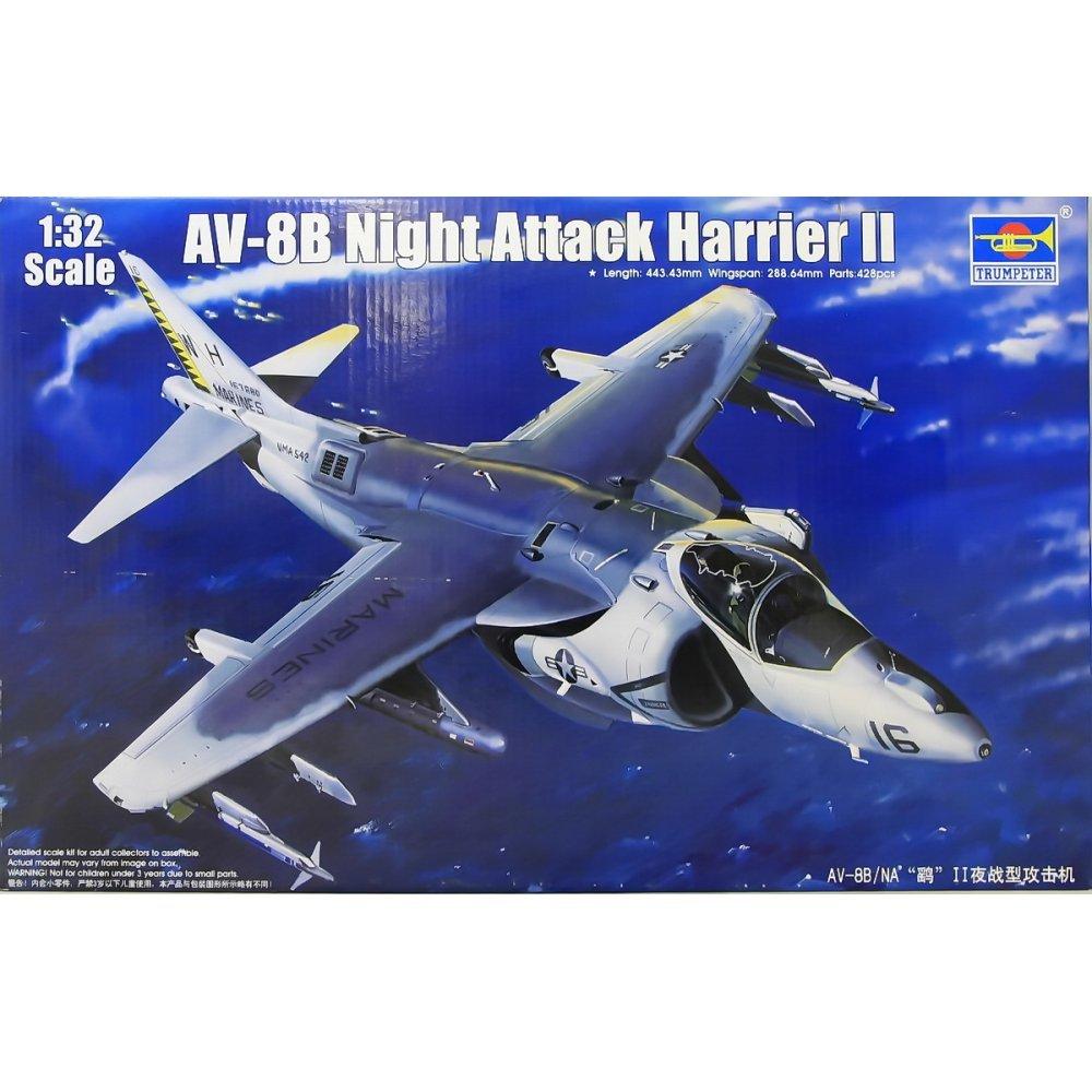 Trumpeter Night Attack Harrier 2 Plastic Model 1/32 AV-8B