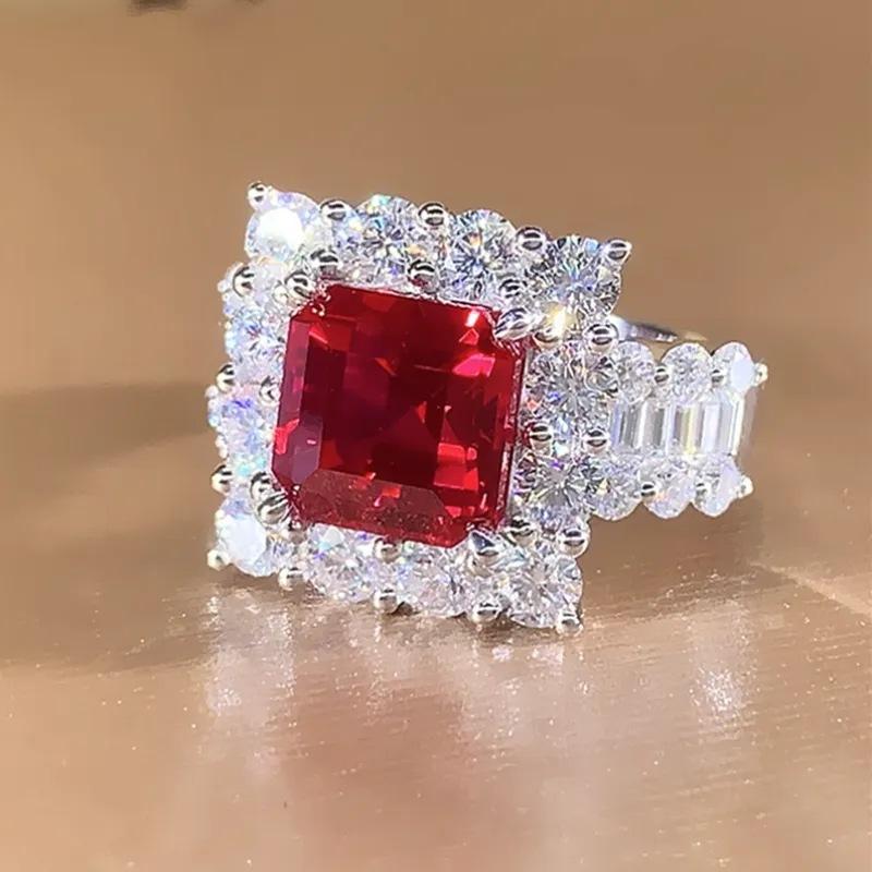 Nádherné Luxusní Prsteny pro Ženy Svatba Zásnubní Doplňky Unikátní Dámský Prsten Módní Šperky Dárky