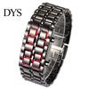 Fashion LED Digital Alloy Men Women Wrist Watch Bracelet Chain Valentines Gift