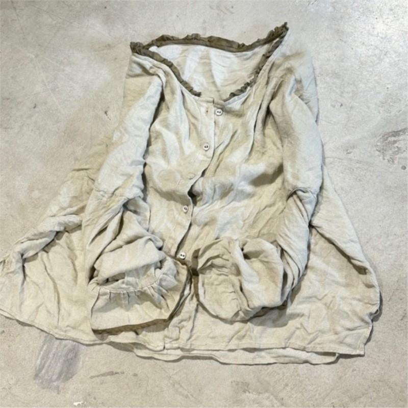 Johnature Women Vintage Shirts Tops Long Sleeve Chinese Style Blouses Button Solid Color Women Shirts