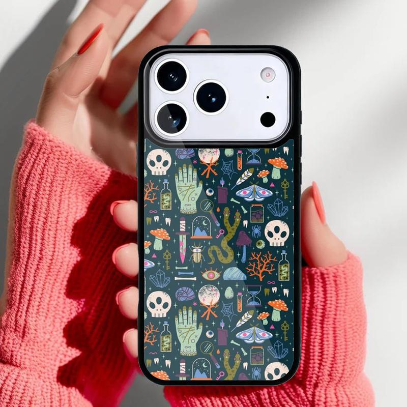 Witch Lunar Magic Phone Case for iPhone 17 Air 16e 15 14 13 Pro Max Back Cover for 12 11 Pro Coque