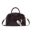 2025 New Retro High-Grade Handbag Fashion Commuter Boston Doodle Bag One Shoulder Crossbody Bag Female Fashion