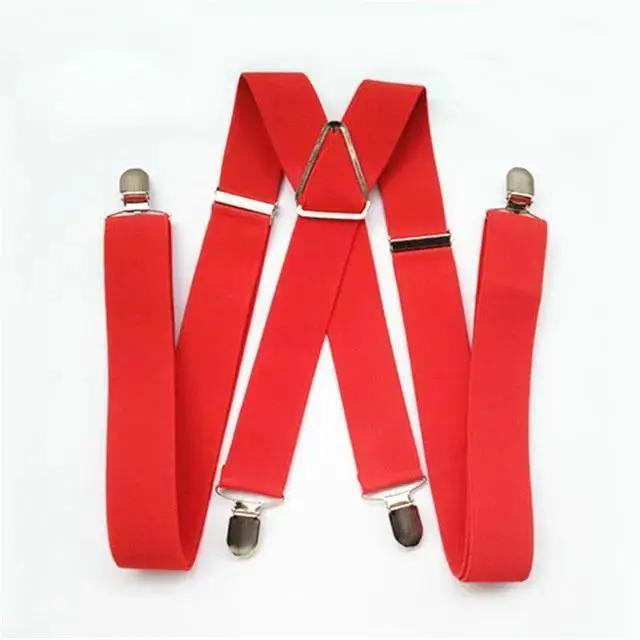 1 Pcs Fashion Women Men Unisex Clip On Braces Elastic Slim Suspender Y Back Suspenders Male Pants