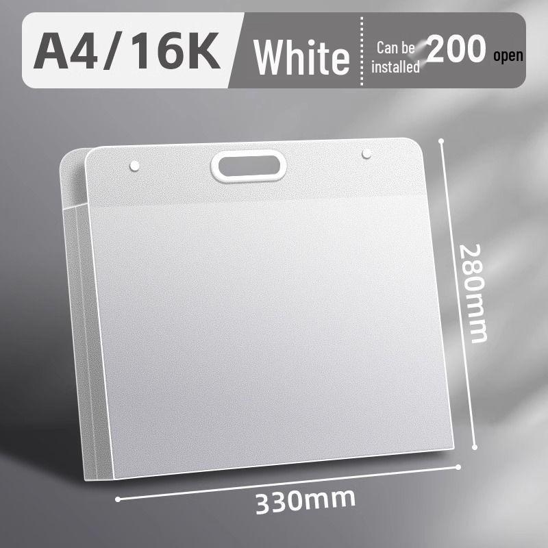 Art Portfolio Album: A3/A2/8K/4K Insert Type with 8 Storage Pockets for Children's Artwork