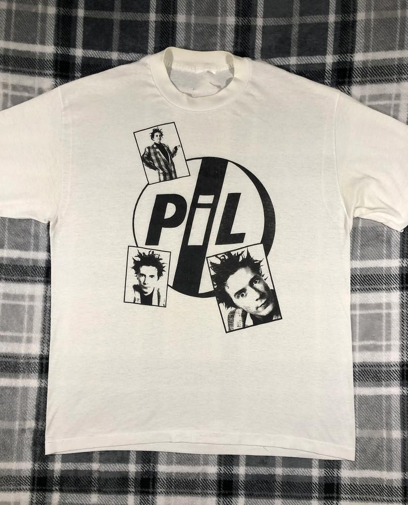 Collection Public Image Ltd 1980 Tour Band Short Sleeve S to 5XL Unisex T-Shirt XXL