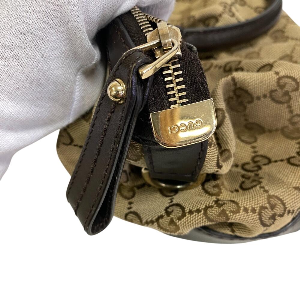 Gucci 247902 2WAY GG Canvas GG Canvas Handbag Brown GG Canvas Women Used