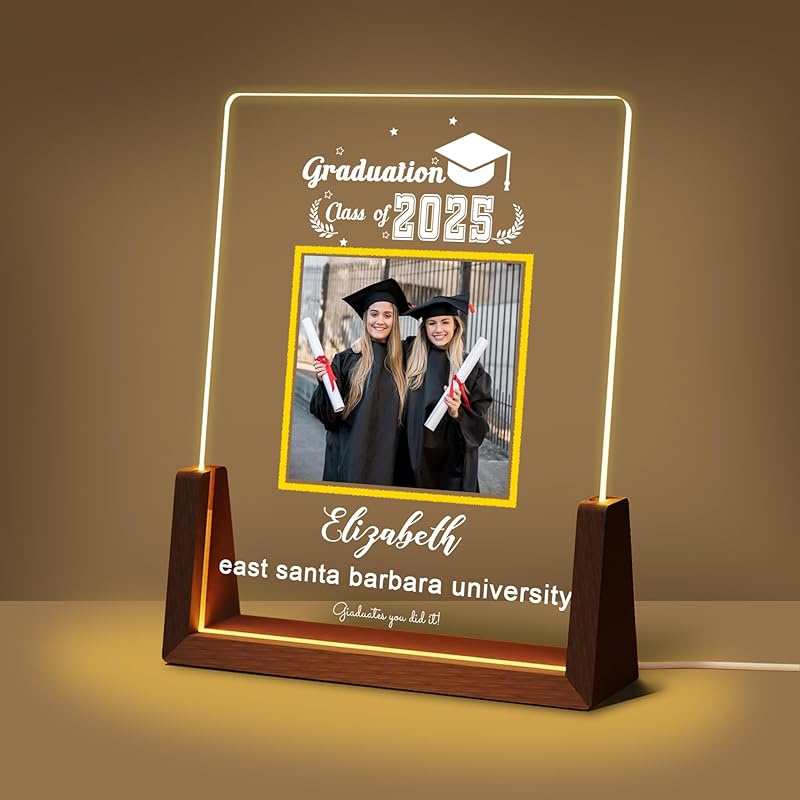 Personalized Graduation Gifts for Her, High School College Graduate Gifts for Girls BFF Daughter Women, Graduation Decoration Class of 2025, Custom