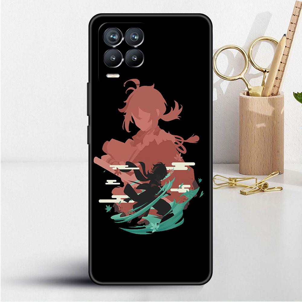 

Чехол с рисунком аниме Genshin Impact для Realme 8 C21y GT Neo 2 3 8i C21 7 C11 6 C12 C35 C3 GT 9 Pro C12, силиконовый чехол для телефона из ТПУ Realme 8i