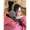 Cute Plush Headphones Winter Earmuffs Women's Warm Soft Ear Covers Imitation Cashmere Hair Band Fashion Earflap Outdoor Supplies