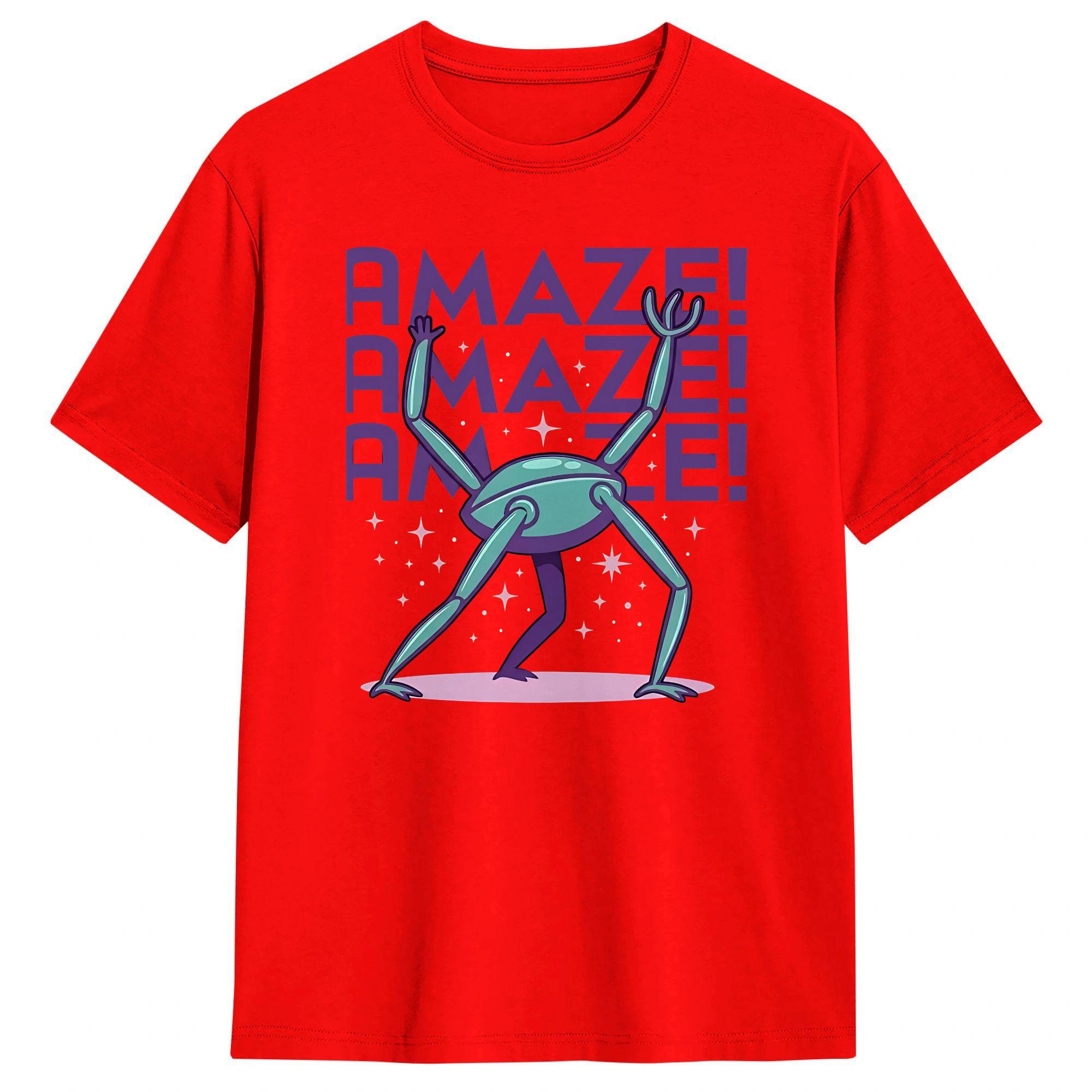 Удивительная футболка Amaze Project Hail Mary Rocky для мужчин Новинка Чистый хлопок Футболка с круглым вырезом Короткий рукав Летняя одежда S