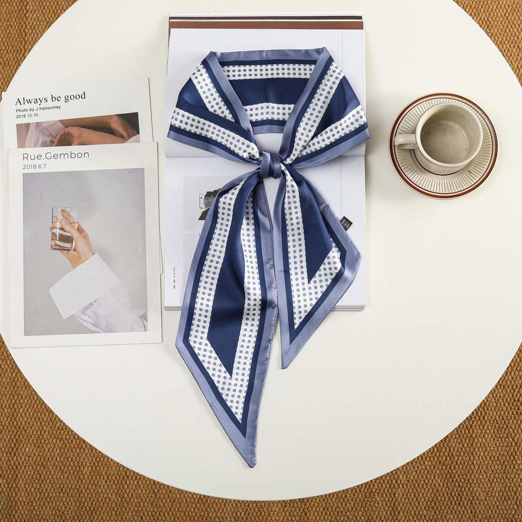 Trendy Silk-Like Ribbon Headband & Scarf: Multi-functional Hair Tie, Headscarf, Waistband - Hot Fashion Item