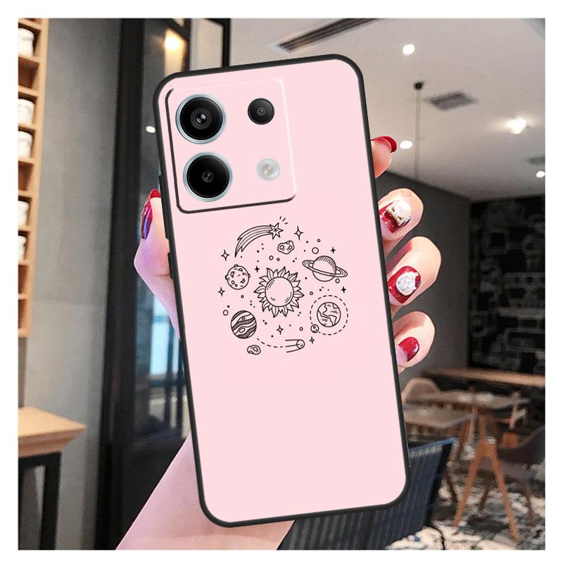 Aesthetic Planet Case For Xiaomi Redmi Note 13 Pro 12 11 9 10 12S 11S 10S 9S Redmi 13 12 10C 12C 13C Cover