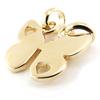 Les Trésors De Lily [J2055] - Gold Plated 'Butterfly' Pendant (breakable) - 15x14 Mm