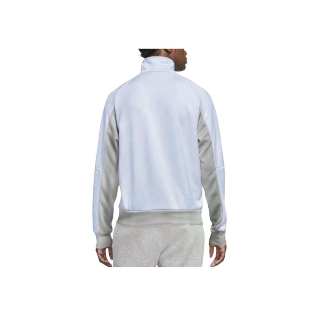 Nike Color Block Zip-Up Jacket Men Jackets White DA0003-085
