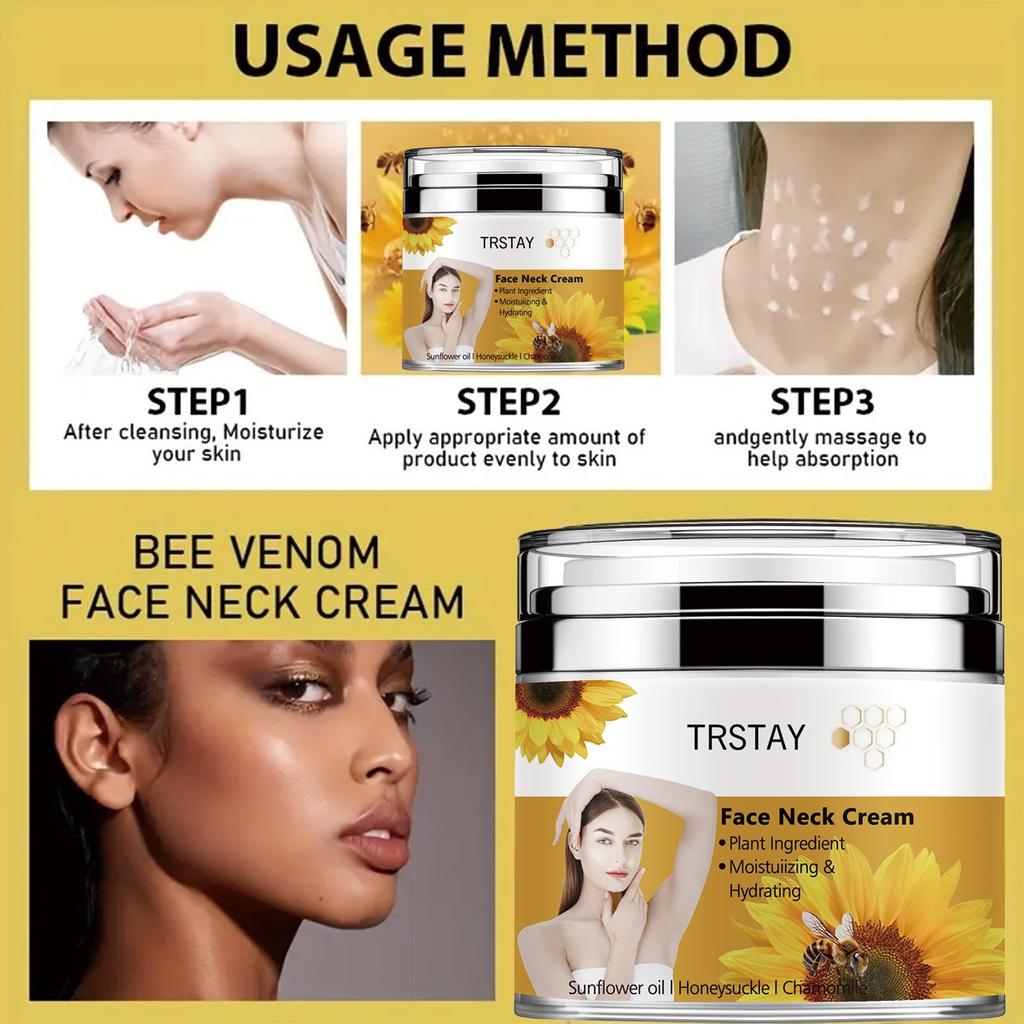 High Moisturizing Cream, Moisturizing, Moisturizing, Repairing, Soothing Neck Cream, Firming Neck Mask, Massage, Neck Cream