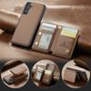 Applicable to Apple Samsung A16 mobile phone case S24FE magnetic suction split card bag brush A55 can be inserted into the card anti-drop leather case