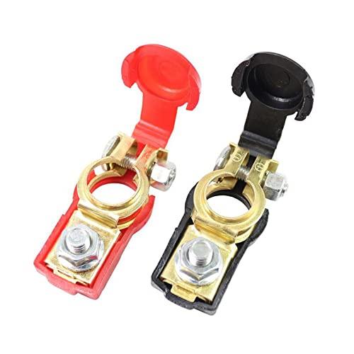 

Клема акумулятора з ізоляційною захисною кришкою Клема автомобільного акумулятора Автомобільний акумуляторний роз єм Регульована 2 шт.