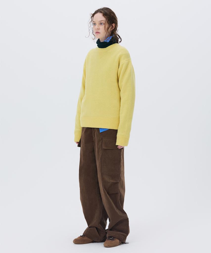NOHANT Essential Cashmere Knit Sweater Lime