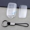 Transparent  Key Fob Case Cover Keychain For Land Range Rover Sport Evoque Velar Discovery 4 Lr4 Jaguar Xe Xf Xj