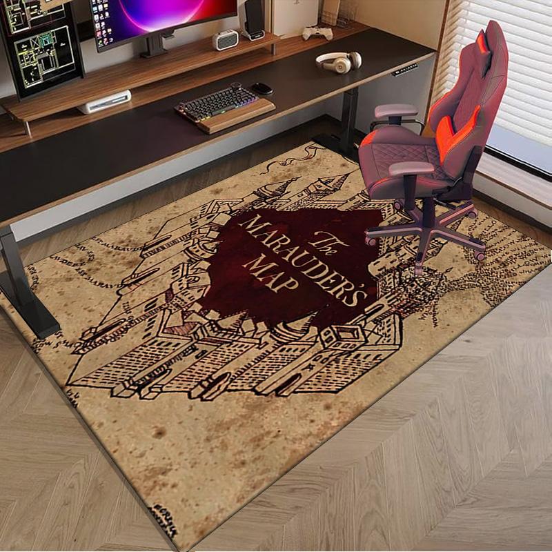 Magic School Adventure Carpet, Chair Rug,Rug for Office Bedroom Living Rooms, Doormat Decor Fan Gift Christmas Gift