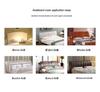 2023 Velvet Quilted Headboard Cover: Soft, Thick, Solid Wood, Anti-Collision Protector