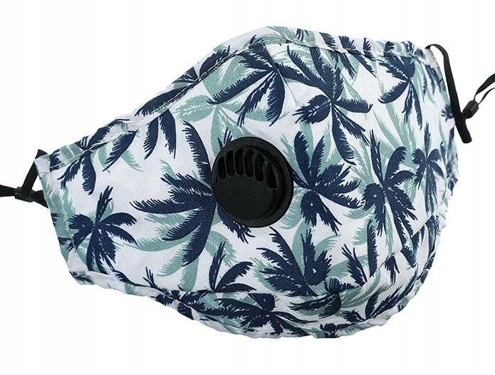 Palm Set Mask + 3X Hepa Pm2.5 Carbon Filter