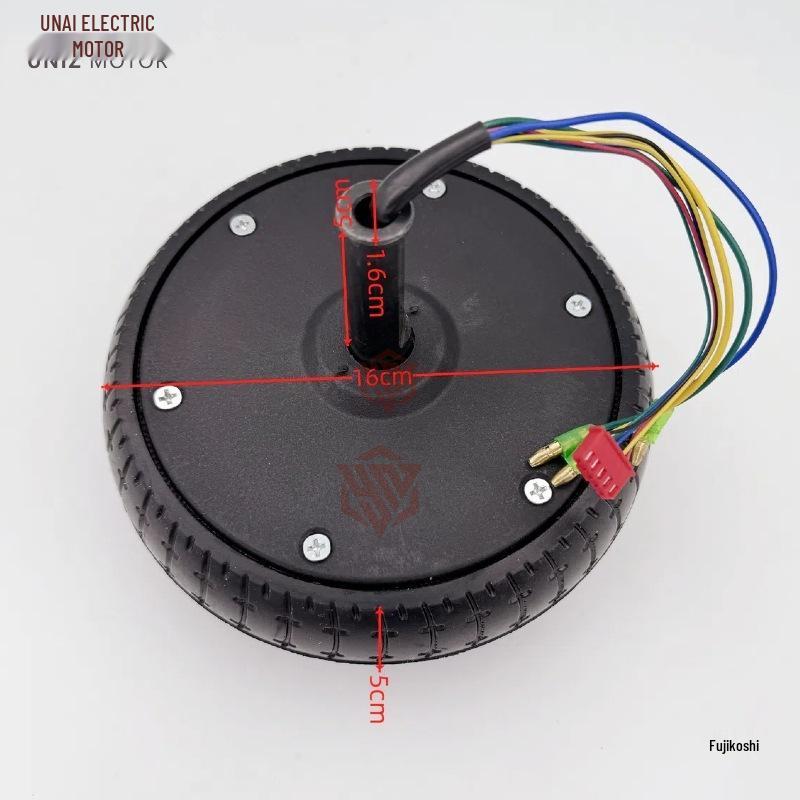 6.5" Luminous Brushless Hub Motor for Balance Bike, 36V 350W Electric Modification.