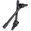 YEAHRUN Steel Front Rear CVD Drive Shafts Steering Portal Axle Stub for 1/18 RC Crawler Car Axial Capra 2WD UTB18 Accessories