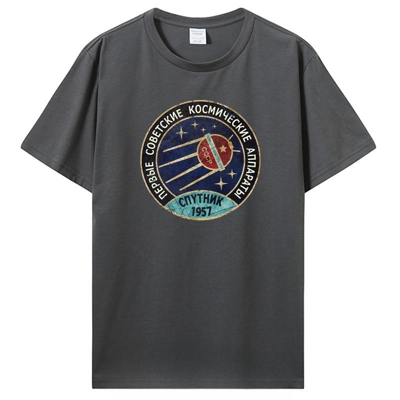 Russia CCCP Yuri Gagarin TShirt Unisex Group Team Soviet Retro Tee Sputnik Space Exploration Program 2026 Summer Unisex Women T Shirt