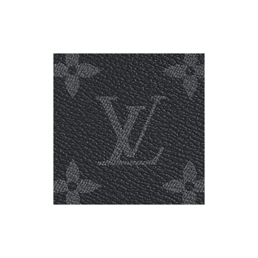 Louis Vuitton Coin Card Holder Black Monogram Eclipse Canvas Men Wallets M30271