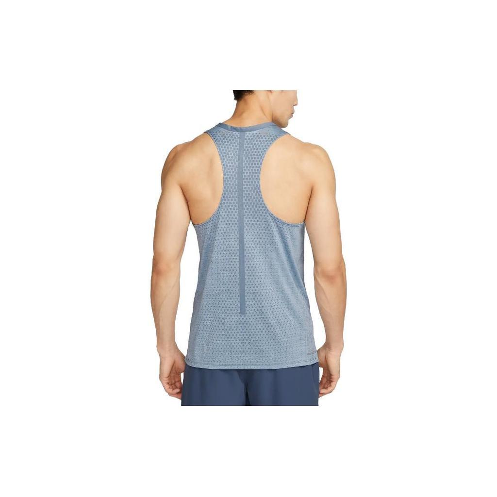 Nike Tank Tops Men's Steel Blue Crew Neck Moderate Other DM4751-493