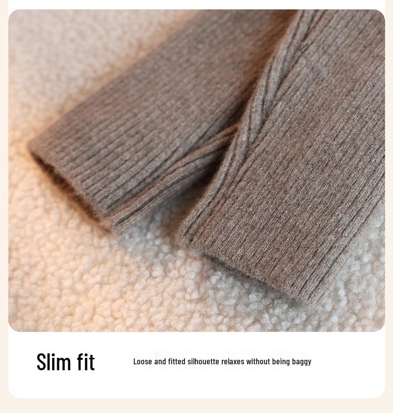 100% Pure Wool Girls' Leggings - Warm Autumn/Winter Pants, Solid Color Korean Style