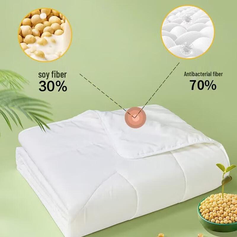 FUANNA Deep Sleep Soy Fiber Summer Quilt 152x210cm Single