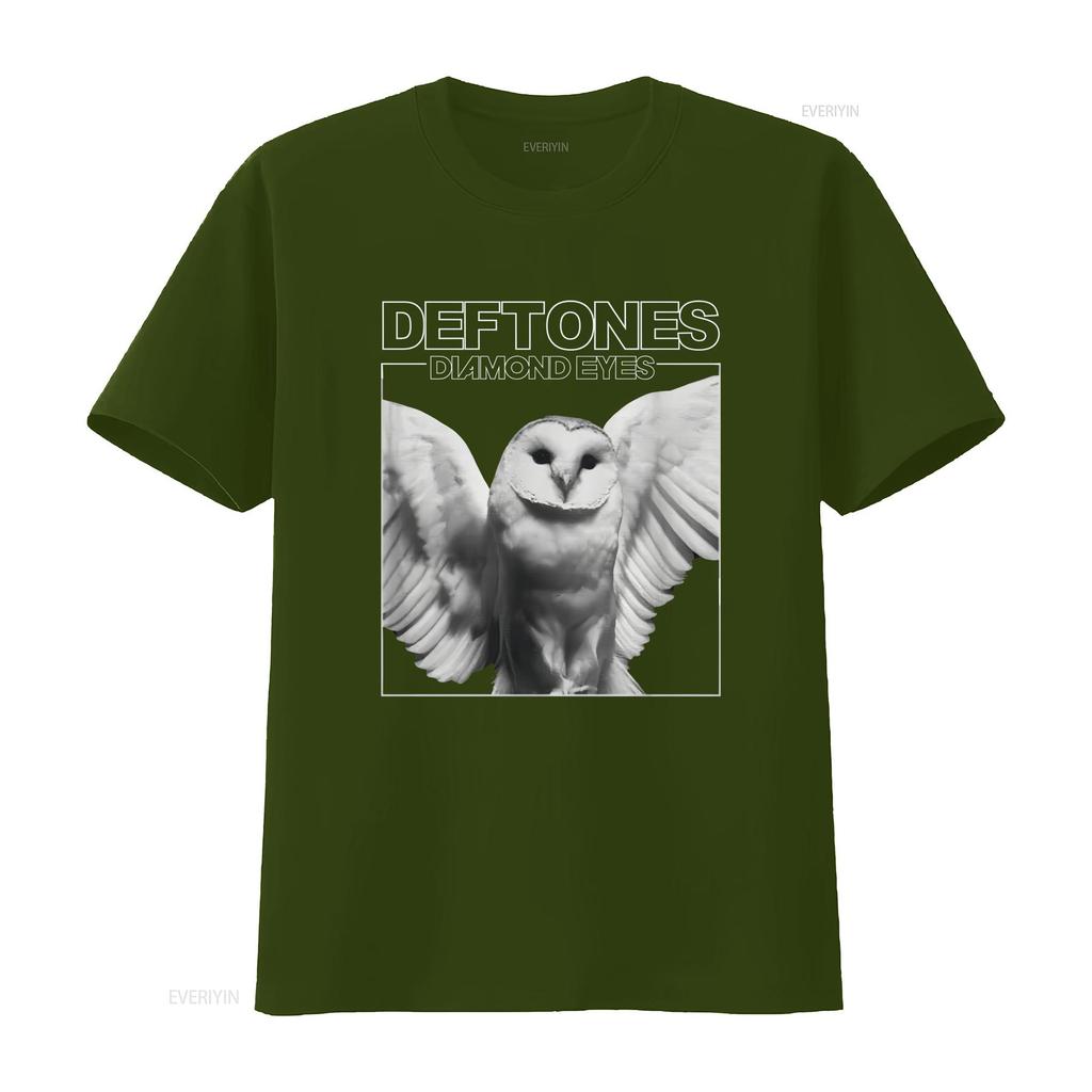 Deftone Tour Rock Band Diamond Eyes Album T-shirt S 5XL Multicolore Vintage Lavato Leggermente Traspirante Elegante Grafica